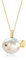 Hi Pearl Fisch 14-20mm Süßwasserperlen Anhänger Halskette Fischperlenkette Frauen Mutter Tochter 18k vergoldet Verlängerung Geburtstagsgeschenk für Sie (Weiß)