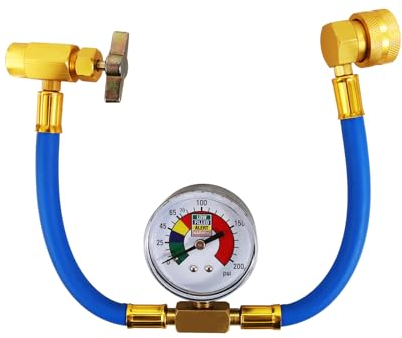 R-1234YF Refrigerant Refill Hose Kit for Air Conditioners - Environmentally Friendly, Durable and Versatile Refrigerant Filling Hose