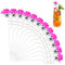 12Pcs Mirror Disco Ball Straws,1970s Disco Decorative Disco Party Straws,Disco Ball Decorations,Disco Theme Straws,Cocktail Straws for Disco Themed Party Decorations Wedding Birthday