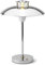 Halo Design, Stepp 1-2-3 Chrom - Dänisches Design LED Tischleuchte Kabellos Dimmbar Silber - 30 cm hoch Tischlampe akku Aufladbar – Indoor & Outdoor Tischleuchte mit USB-port