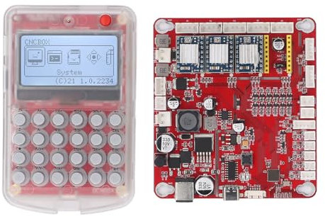 Graviermaschinen-Offline-Controller-Kit mit Fräs- und Schneidemaschinen-Steuerplatinen-Kit, 24 Tasten, 3 Achsen Offline-CNC-Controller-Board
