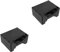 FRCOLOR 2pcs Electric Wheelchair Battery Box Sturdy Abs Battery Holder for Wheelchair Accessory Storage