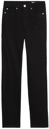 Marks & Spencer Damen Baumwolle Hose Regular | Mit mittlerem Bund, Beinform: Skinny, Waschung: Mittelblau, Zum Reinschlüpfen, Leicht