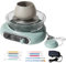 Tornio da vasaio per principianti, tornio da vasaio elettrico per ceramica con pedale, vasca staccabile, set di utensili per argilla, mini macchina per ceramica per la fabbricazione di argilla per