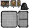 Pack of 2 Silicone Splash Guard Accessories for Philips Airfryer 3000 Dual Basket NA350, Reusable Silicone Splash Guard and a Pair of Gloves for Hot Air Fryer, Protection of Heating Coil