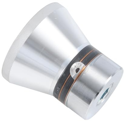 Agmoctz 100W 28KHz Ultrasonique PiéZoéLectrique Nettoyant pour Transducteur Argenté Composants Acoustiques