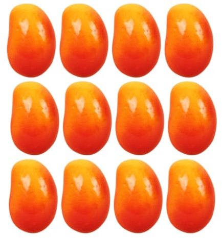 ABOOFAN Lot de 32 Mangues Miniatures Artificielles en Mousse Orange | Modèles de Fruits Factices Réalistes, Décor Maison et Centre de Table, Légers et Résistants