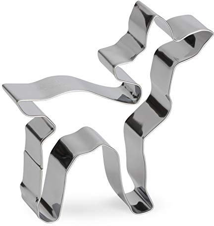 Patisse Ausstechform Hirsch Edelsstahl 107 cm, Edelstahl, Silber, 10 x 10 x 10 cm