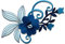 Catch the Patch Blume Blumenornament - (Größe: 17,5 x 11 cm) Aufnäher, Bügelbilder, Aufbügler, Applikationen, Patches, Sticker zum Aufbügeln oder Aufnähen – für Kleidung, Taschen, Jacken