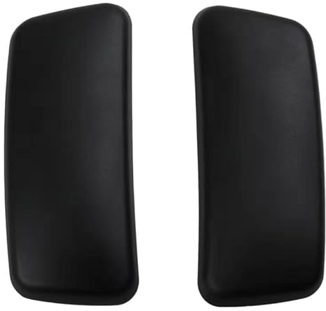 New Arm Pads Caps Replacement for Haworth Zody Office Chair 1 Pair Black/Gray (Black)