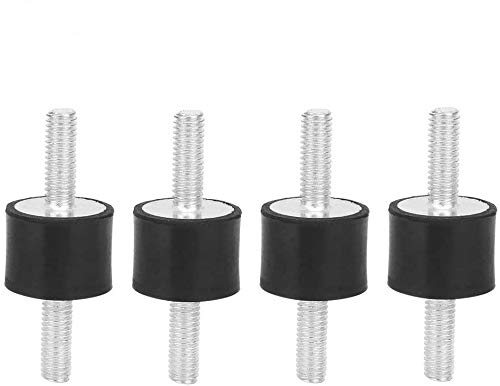 Gummilager Stoßdämpfer, Isolierende Befestigungen, 4pcs M6 Gummilager Male Anti Vibration Silent Auto-Boot Bobbins für Car Boat Bobbins(VV20 * 15 M6 * 18)