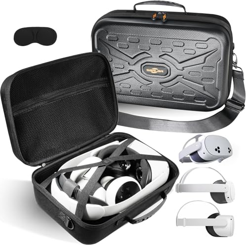 SARLAR Fashion Reise-Schutzhülle für Oculus Quest VR Gaming Headset und Touch Controller, Zubehör, Tragetasche mit mehreren Oculus Quest Zubehör