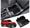 Ruiya für Jeep Wrangler JL 4XE | Gladiator JT 2018-2024 2025 Mittelkonsole Aufbewahrungsbox, Wrangler Armlehne Organizer Tray Mittelarmlehne Handschuhfach Mittelkonsole Organizer Wrangler Zubehör