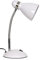 Bel Air Home - Schreibtischlampe Megara | Höhenverstellbar 40cm | Stabiler Fuß 15cm Durchmesser | E-27 Metall-Flexolampe für Büro und Heim, (Weiß) (Glühbirne nicht inklusive)