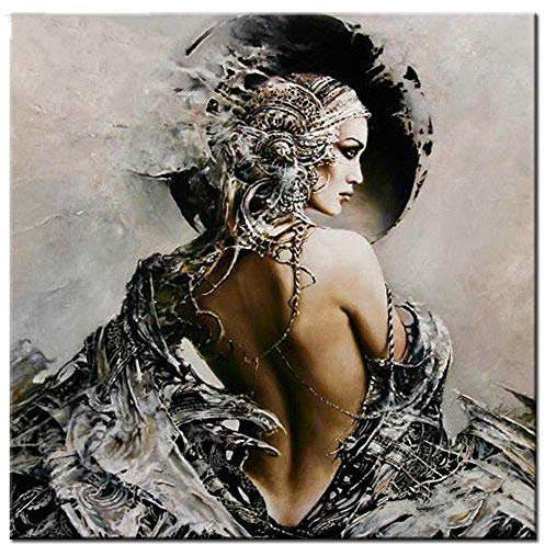 Yingxin34 5000 Teile Puzzles Puzzle Kunstsammlung Frau mit nacktem Rücken Puzzles für Erwachsene DIY Artwork Decor Geschenke-61.61x41.53 Zoll (156.5 x 105.5cm)