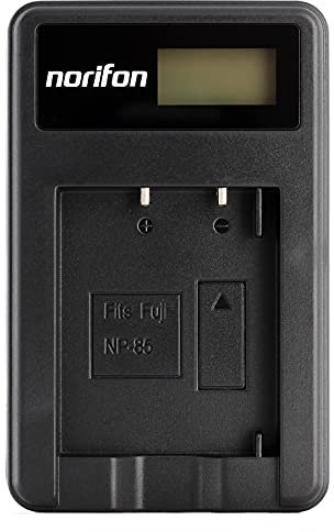 NP-85 LCD USB Charger for Fujifilm FinePix SL1000, FinePix SL240, SL245, SL260, SL280, SL300, SL305 Camera and More