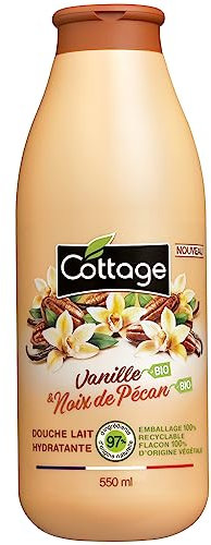 Cottage Ducha Leche Hidratante - Vainilla Orgánica & Pecan, Orgánica, 550ml