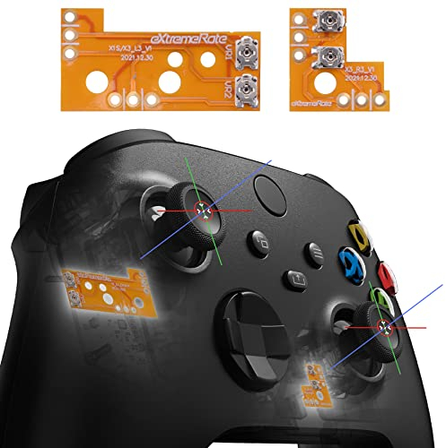 eXtremeRate Drifix Levette Analogiche Drift Riparazione Kit per Xbox Series X S Controller Model 1914,Analogico Circuito Scheda Regolazione per Xbox One Elite Controller Model 1698