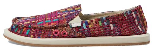 Sanuk Damen Donna Decke Slipper, Pink Multi, 39 EU