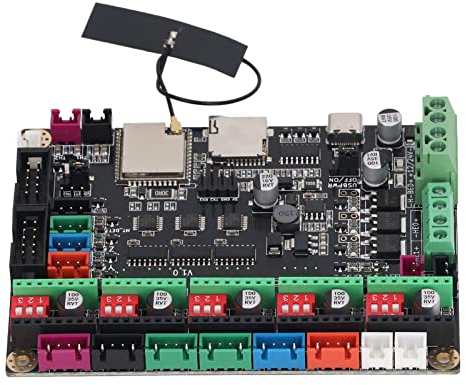 3D Printer Motherboard ESP32 WIFI 240MHz MCU 520Kb RAM 3D Printer Main Control Board for MKS TinyBee MINI12864,Convenient 2 Way Controllable Fan 3D Printer Controllers Accessories