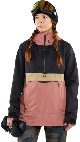 Volcom Damen Ski- Snowboardjacke Ashfield Pullover, Größe:S, Farben:earth pink