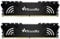 Wlizedle DDR4 2666MHz Mémoire RAM 16GB Kit (2x8GB) CL19 UDIMM Module de Mémoire PC4-21300 288-Pin 1.2V 1Rx8 pour Ordinateur de Bureau, Noir