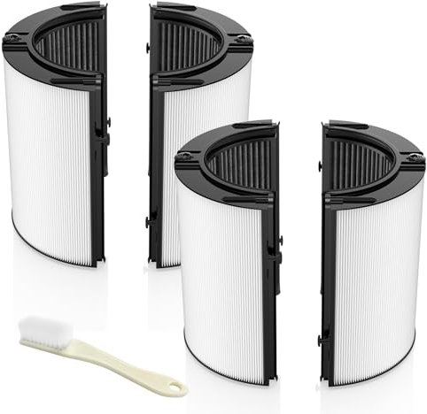 Confezione da 2 filtri di ricambio a 360° Combi 2 in 1 HEPA+Carbon, compatibili con Dyson TP06 HP06 TP04 HP04 TP07 PH02 PH01 PH03 PH04 HP09 TP09 HP07 HP10 TP10, H13 filtro di ricambio al carbonio HEPA