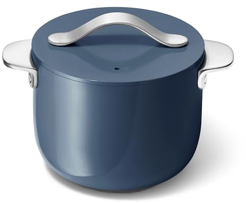 Caraway Petite Cooker Keramik-beschichteter Topf, frei von Chemikalien, perfekt für Reis, Getreide oder Saucen, Marineblau