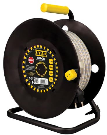 STAK BY VELAMP RibbON 25m: IP65 LED-Streifen 32.000 Lumen. Mit Wickler, 25 Meter