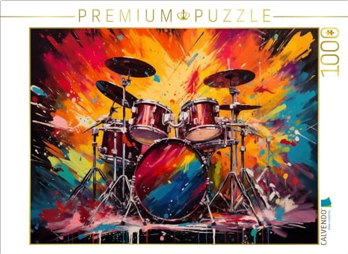 CALVENDO Puzzle Klangvolle Farbexplosion | 1000 Teile Lege-Größe 64 x 48 cm Foto-Puzzle für glückliche Stunden