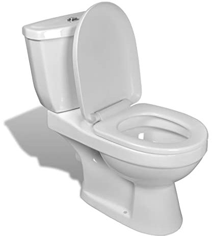 Willood Toilette mit Spülkasten Weiß