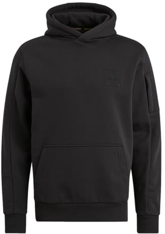 PME Legend Hooded 3T Cross Fleece - Herren Hoodie, Größe:XXL, Farbe:Black Onyx