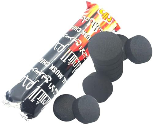 Obstkohle, Grillkohle | schnell brennende Holzkohle | Holzkohle Briketts, Grillwerkzeuge, Holzkohle in Stücken, ascharmes Obstholz