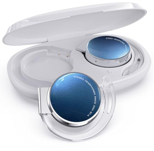 BEVCEFCC Wireless Headphones Ear Hook On Ear Headphones Bluetooth 5.3 Open Ear Clip Headphones Earbuds Wireless Earhooks Clip Over Ear Bluetooth Earphones Clip on Headphones for Office