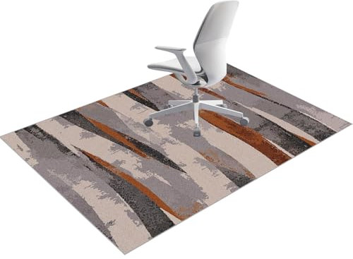 Laegnfho 160 x 200 cm Tapis Chaise Gaming Antidérapant Tapis de Protectors de Sol pour sols durs Tapis Gaming Sol Tapis sous Chaise de Bureau Tapis de Sol Bureau Tapis de Sol pour Fauteuil