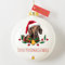 Akinda Art Gallery - Pallina di Natale in Vetro Cane Bassotto Personalizzabile - Addobbi e Decorazioni per Albero - Regalo Natalizio