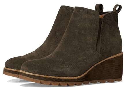Sofft Womens Emma Dark Taupe Suede 8.5 Medium