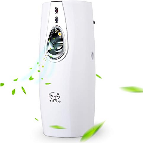 Automatischer Lufterfrischer Sprayspender Nagelfreies Wandmontage -Parfümspender Desktop Auto Geruchskontrolle Aerosol Spray Speanspenser für Schlafzimmer Hotel Büro Gewerbebereich
