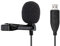 Microfono lavalier USB da 2 m Plug & Play omnidirezionale bavero camicia collare clip on microfono per PC, computer, Mac, laptop, YouTube, Skype, registrazione, podcasting, gioco