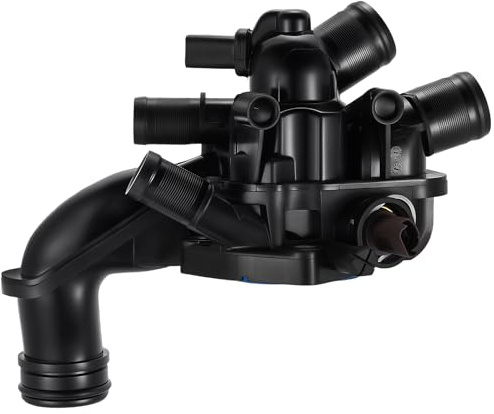 BDFHYK Car Engine Thermostat Housing Compatible With Citroen C4 2008-2023 | Thermostat Coolant for Citroen C4 Picasso 2008-2023, for Citroen C4 Grand Picasso 2008-2023, for Peugeot 207 2006-2013