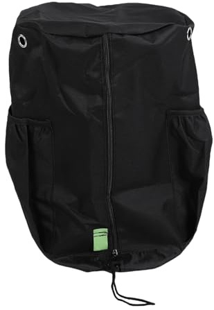 Aramox Grill Gas Tank Cover, 600D Oxford Stoff Wasserdichter Belüfteter Gasflaschenbezug mit Aufbewahrungstaschen und Seitenreißverschluss für 20lb Tank