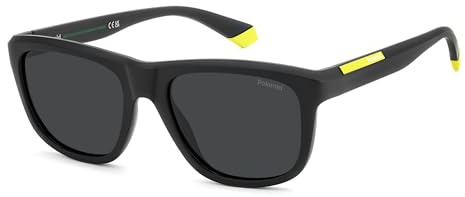 Polaroid PLD 2163/S Matte black yellow 54/18/145 UNISEX Sonnenbrillen