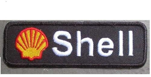 Hotrodspirit – Patchaufnäher Shell-Logo (Muschel) + Aufnäher zum Aufbügeln