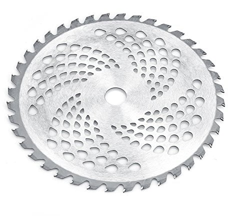 Zerodis Kreissägeblatt Mähmesser Ersatzmesser Schneidblatt Freischneider Klinge Scharf 40 Zähne 1 Inch Hole für Handkreissägen Holzarbeiten Aehr Hochwertig