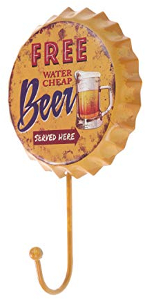 Crochets Suspendus Corbeille à Papier Vintage Crochets Rétro Crochet Décoratif Crochets Pour Bouteilles De Bière Bols En Métal Émaillé Grande Poitrine Cintres Tenture Fer Forgé