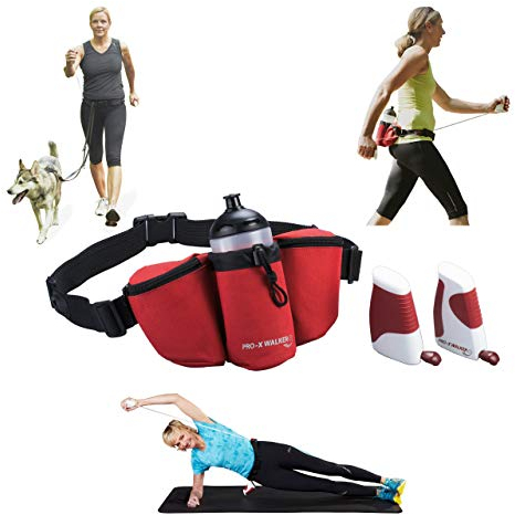 stiXskin Pro X Walker einzigartiges Widerstandstrainings für unterwegs, Out & Indoor, Pilates, Physiotherapy, Nordic Walking, Krafttraining, Fitness, Kinderwagen- Hundespaziergang