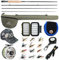 sprinton Maximumcatch Extreme Fliegenrute Combo 3/5/6/8 wt Fliegenrute und Fliegenrolle Outfit mit Zubehör (Extreme Combo, 9' 4wt Rute mit ECO Rolle)