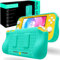 TECHGEAR Switch Lite Tasche Hülle - Weiche Rückseitige Schutzhülle für die Nintendo Switch Lite Console Slim case mit eingebaut Geformt [Leichte, langlebige, Flexible Skins] - Türkis
