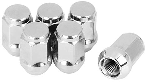 X AUTOHAUX 6 Stück Chrom Radmuttern Konus Sitzwerkzeug M12x1.25 für Fahrzeug