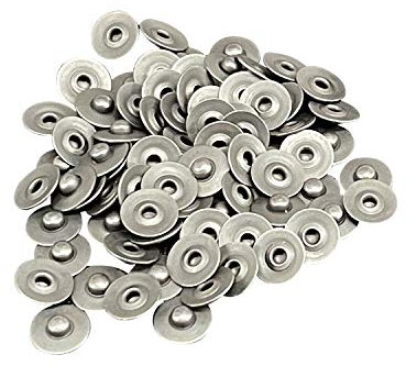 WedDecor 7mm Jean Rivet - Argent, Pack of 100